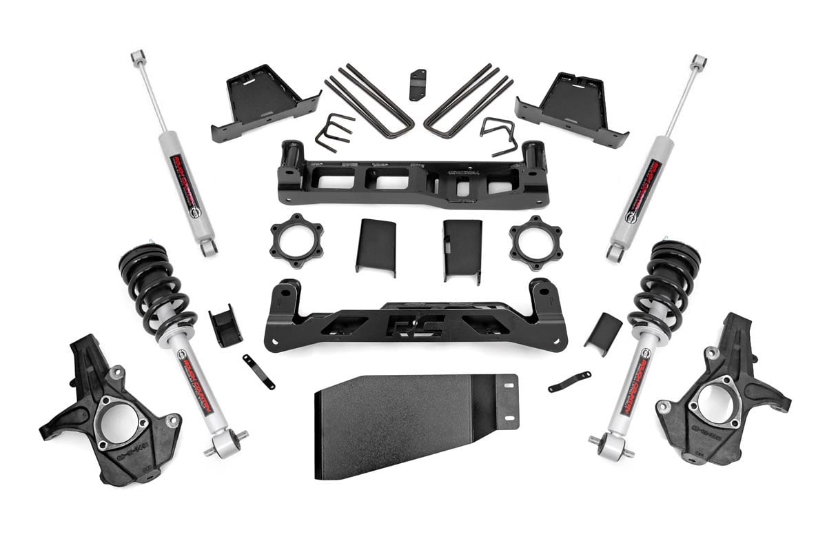 7.5-Inch Lift Kit with N3 Shocks for 2007-2013 Silverado/Sierra 1500, Rough Country 26431