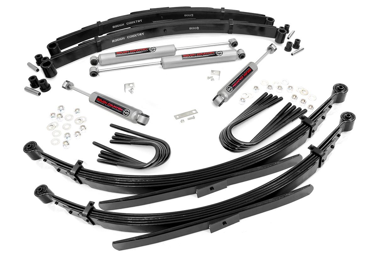 Rough Country 2-Inch Lift Kit with N3 Shocks for Chevy Suburban 4WD