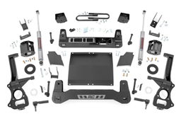 6-Inch Lift Kit with N3 Shocks for 2019–2024 GMC Sierra 1500 — Part 26631D, Rough Country