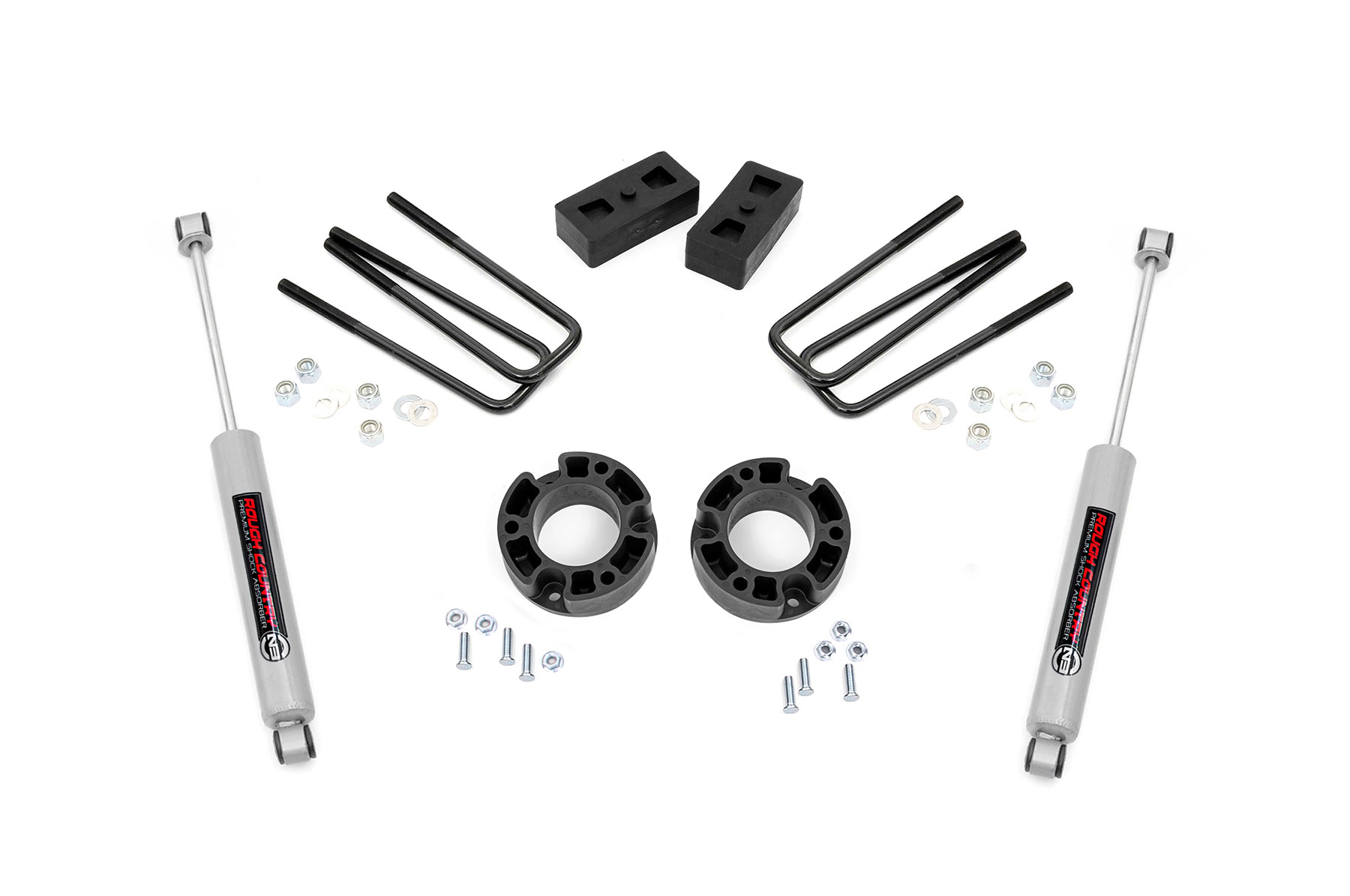 Rough Country 3.5-Inch Lift Kit for 2007-2013 Silverado & Sierra 1500 RWD