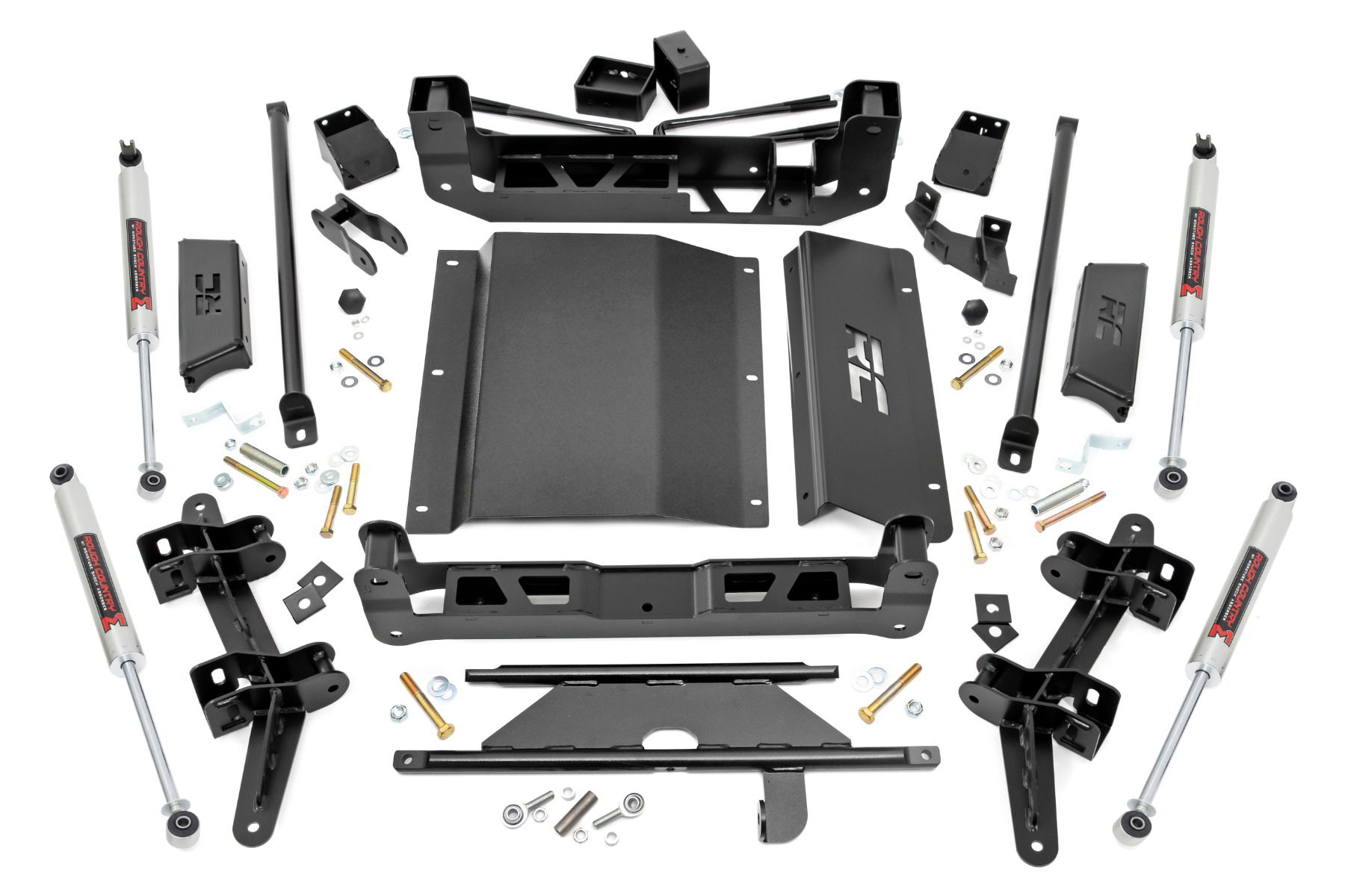 Rough Country 4-Inch Lift Kit with M1 Monotube Shocks for Tahoe & Suburban