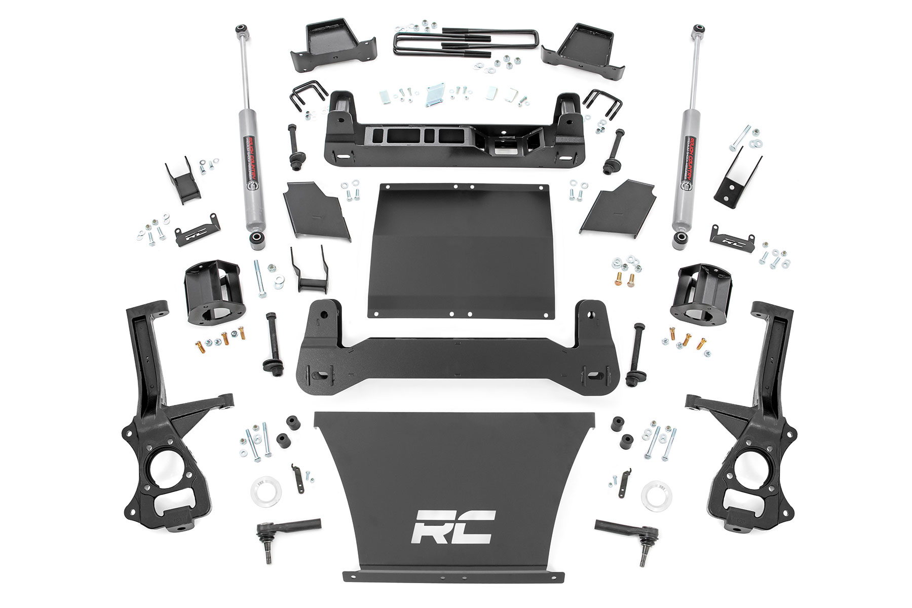 Rough Country 4-Inch Lift Kit with N3 Shocks for Silverado & Sierra 4WD