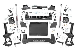 4-Inch Lift Kit with N3 Shocks for Silverado 1500 / Sierra 4WD, Rough Country 27531D