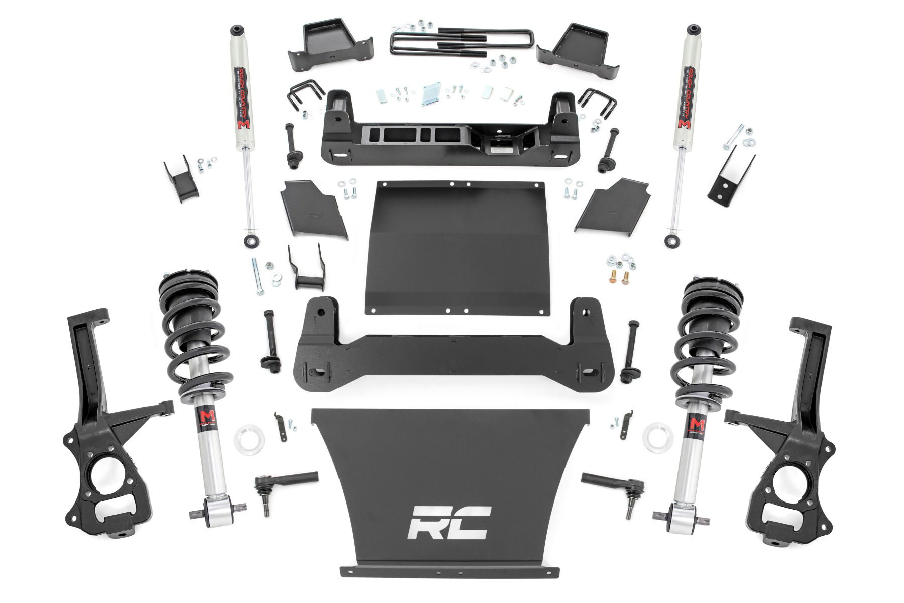 Rough Country 6-Inch Lift Kit with M1 Struts for Silverado/Sierra 1500