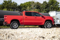 3.5-Inch Lift Kit with N3 Shocks for 2022–2024 Silverado 1500 — Red, view 3, Rough Country 28230RED
