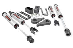 1.5-2 Inch Lift Kit with V2 Monotube Shocks for Silverado 1500, Rough Country 28370