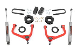 3.5-Inch Lift Kit with N3 Shocks for 2019-2024 GMC Sierra 1500, Rough Country 28830RED