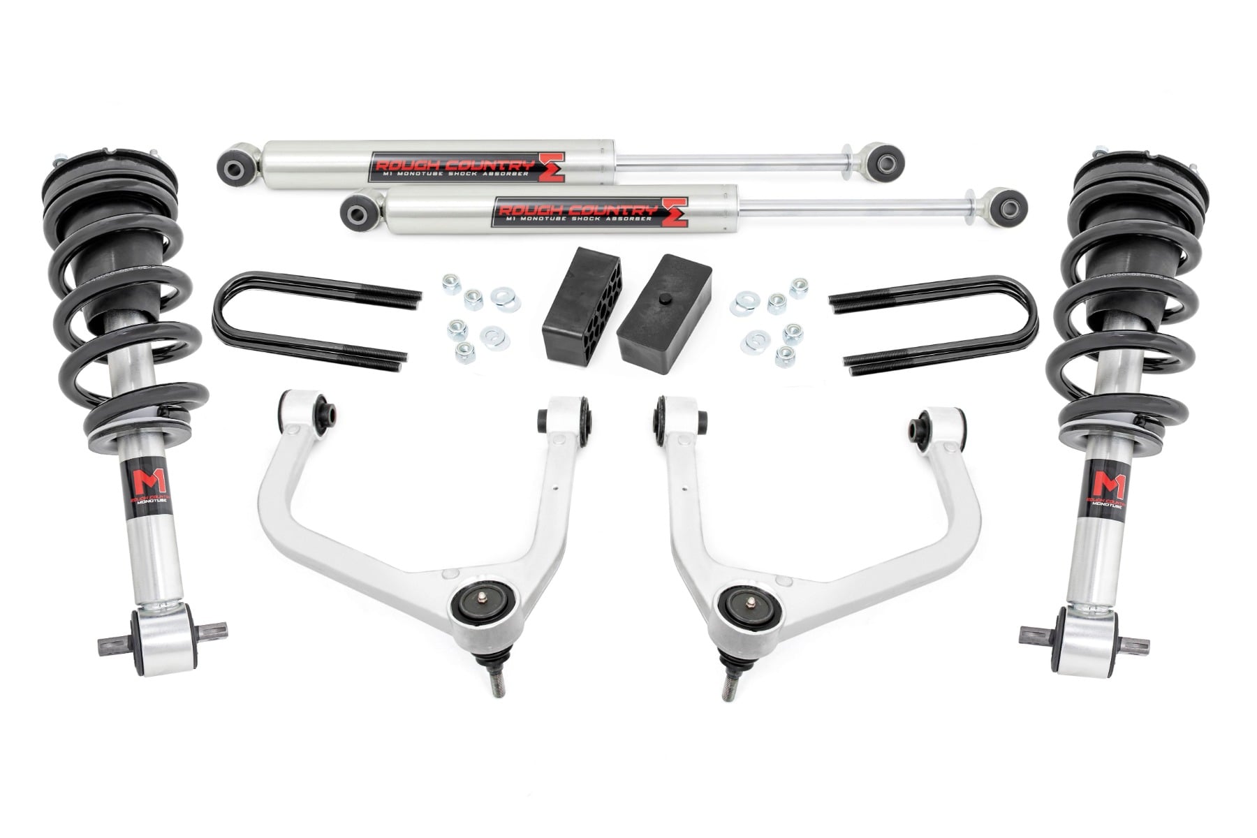 Rough Country 3.5-Inch Lift Kit with M1 Struts for 2019-2024 GMC Sierra 1500