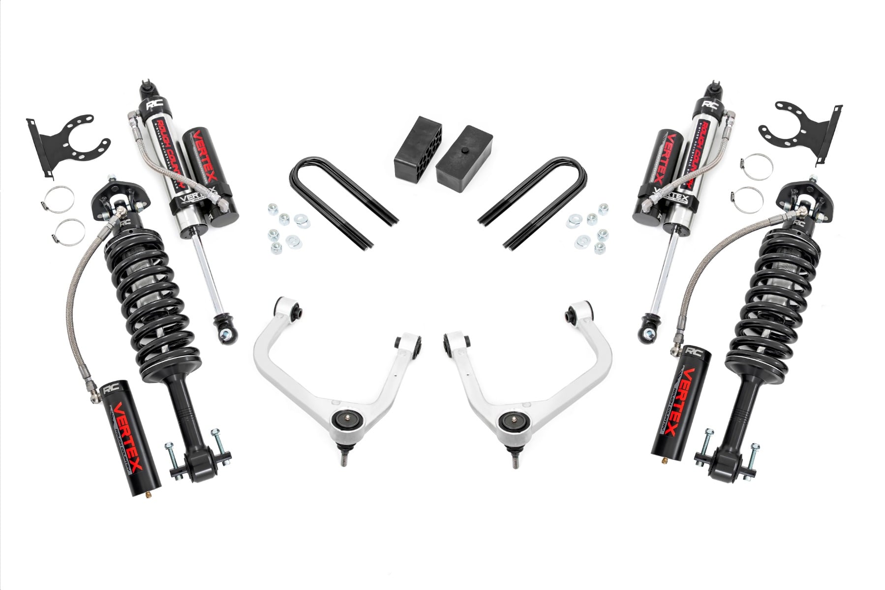 Rough Country 3.5-Inch Lift Kit with Vertex Shocks for 2025 GMC Sierra 1500