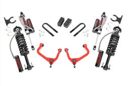 3.5-Inch Lift Kit with Vertex Shocks for 2019-2024 GMC Sierra 1500 — Part 28850RED, Rough Country