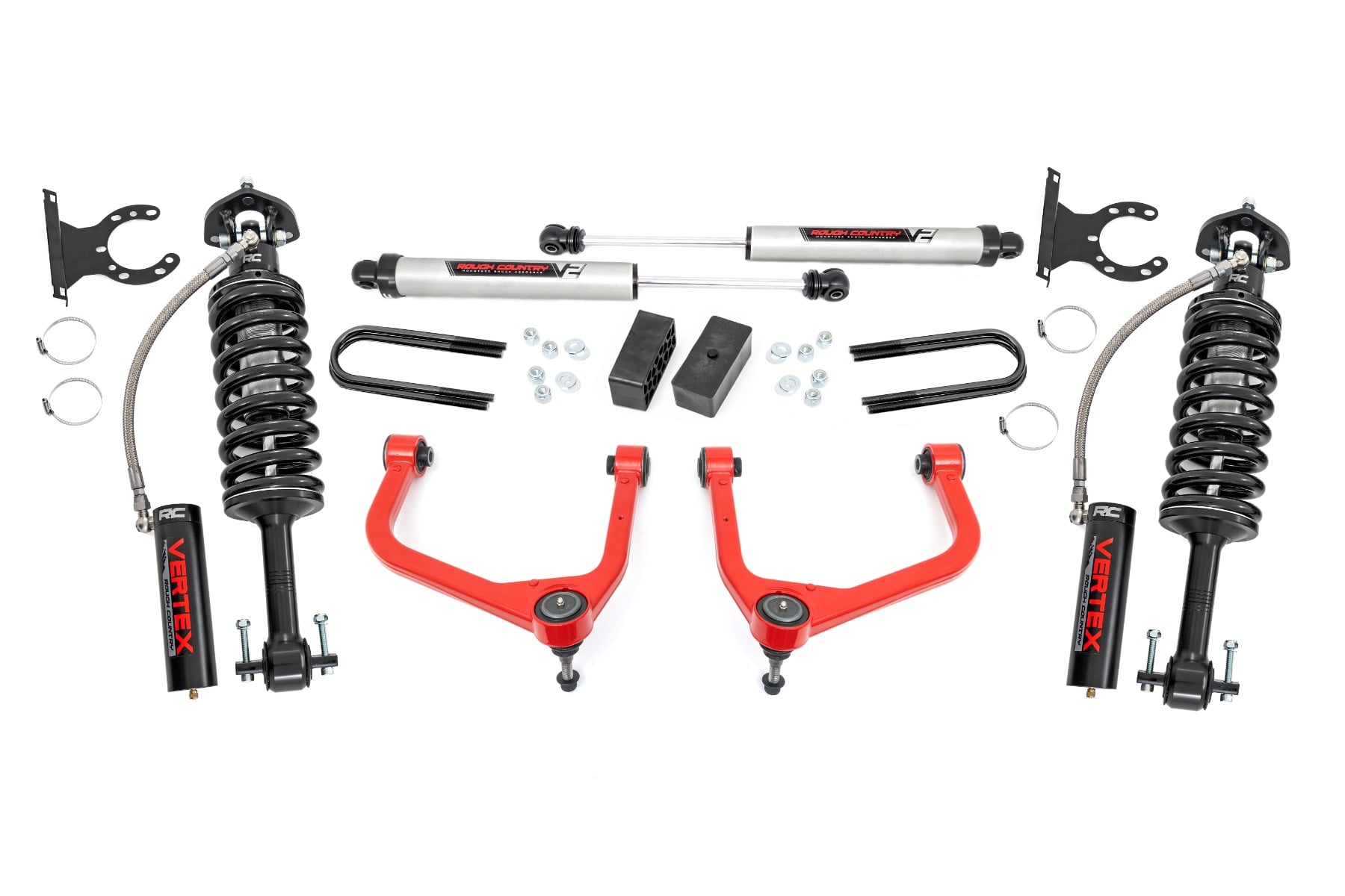 Rough Country 3.5-Inch Lift Kit with Vertex Struts for GMC Sierra 1500