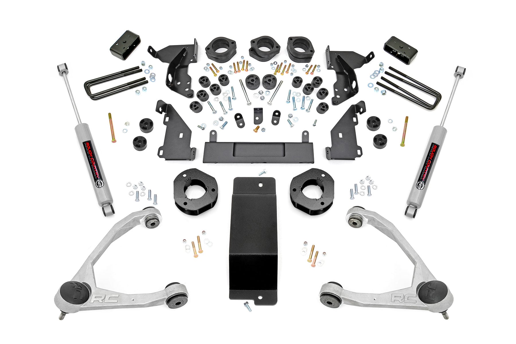 Rough Country 4.75-Inch Lift Kit with N3 Shocks for Silverado & Sierra 1500 4WD