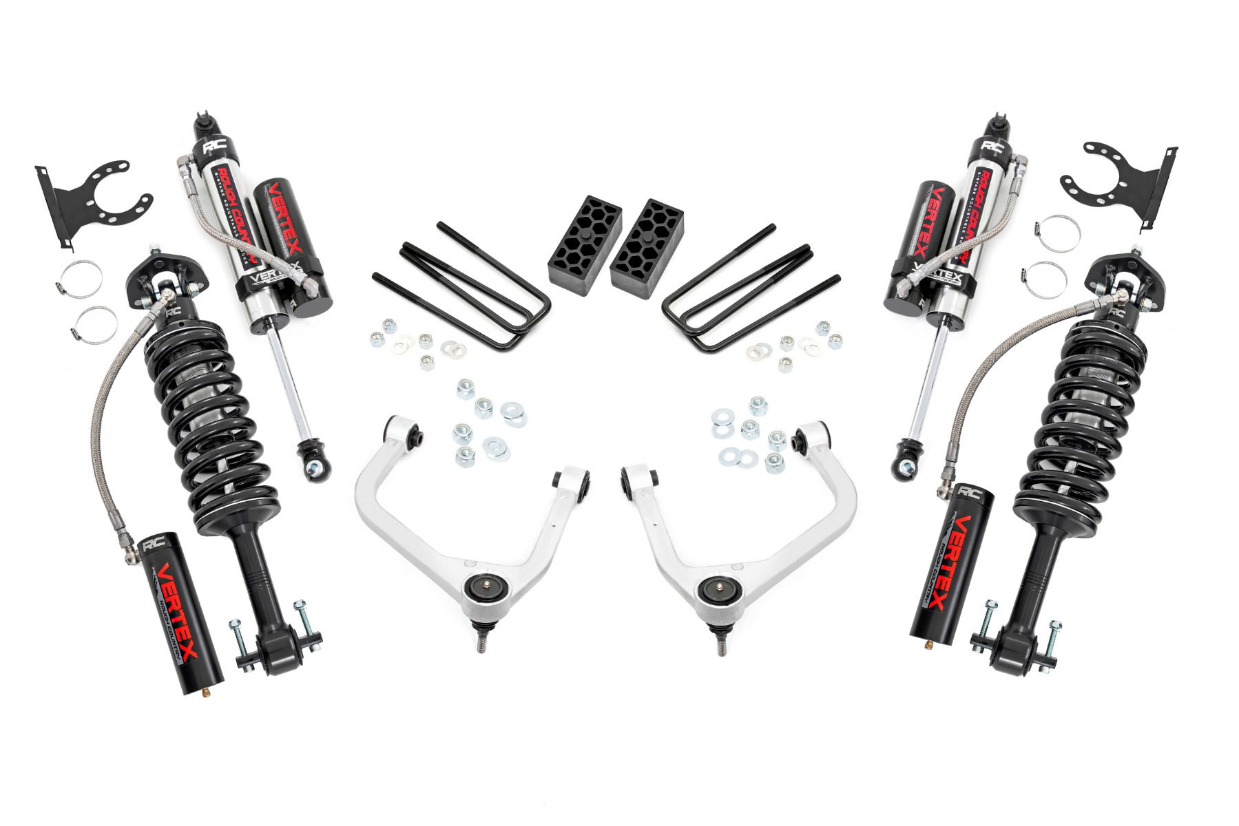 Rough Country 3.5-Inch Lift Kit with Vertex Struts for 2019–2024 Silverado 1500