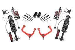 3.5-Inch Lift Kit with Vertex Shocks for 2019–2024 Silverado 1500, Rough Country 29550RED