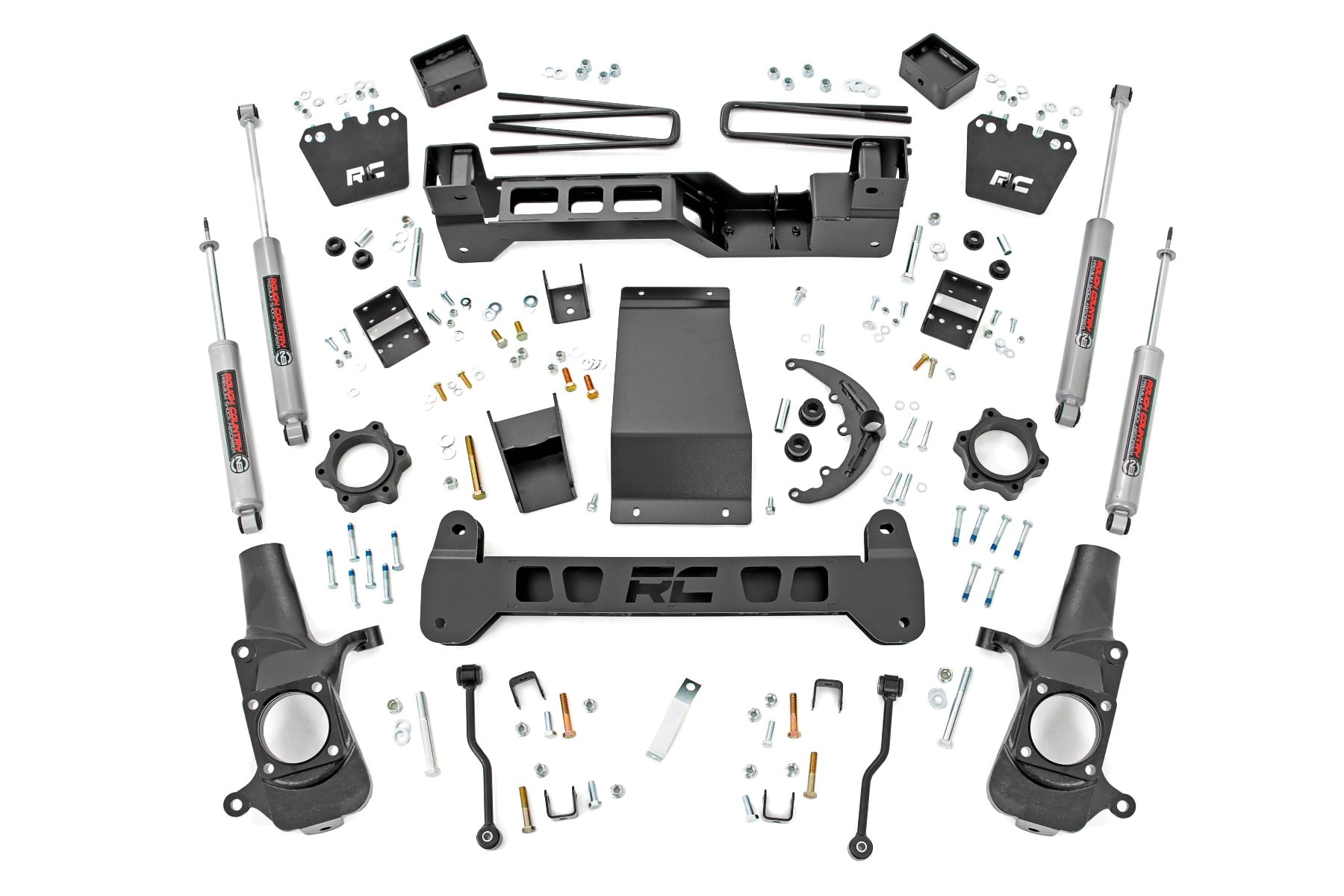 Rough Country 6-Inch Lift Kit with N3 Shocks for Silverado/Sierra 2500 HD 4WD