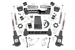 6-Inch Lift Kit with N3 Shocks for Silverado/Sierra 2500 HD 4WD, Rough Country 29730A