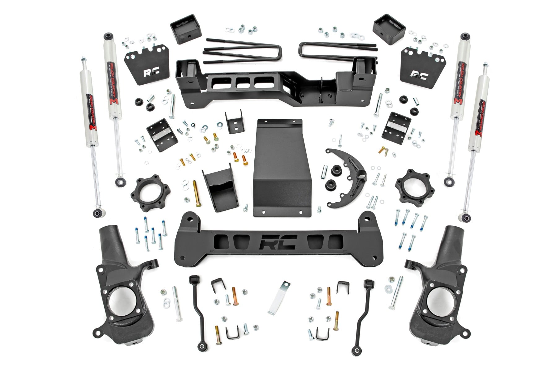 Rough Country 6-Inch Lift Kit with M1 Shocks for Chevy/GMC 2500 HD 4WD