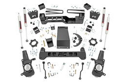 6-Inch Lift Kit with M1 Shocks for Chevy/GMC 2500 HD 4WD (2001-2010), Rough Country 29740