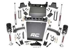 7-Inch Lift Kit with N3 Shocks for Silverado & Sierra 1500 4WD, view 3 — Rough Country 29833