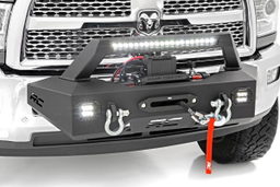EXO Winch Mount Kit for Ram 2500 & 3500 (2014-2018), view 3 — Rough Country 31007