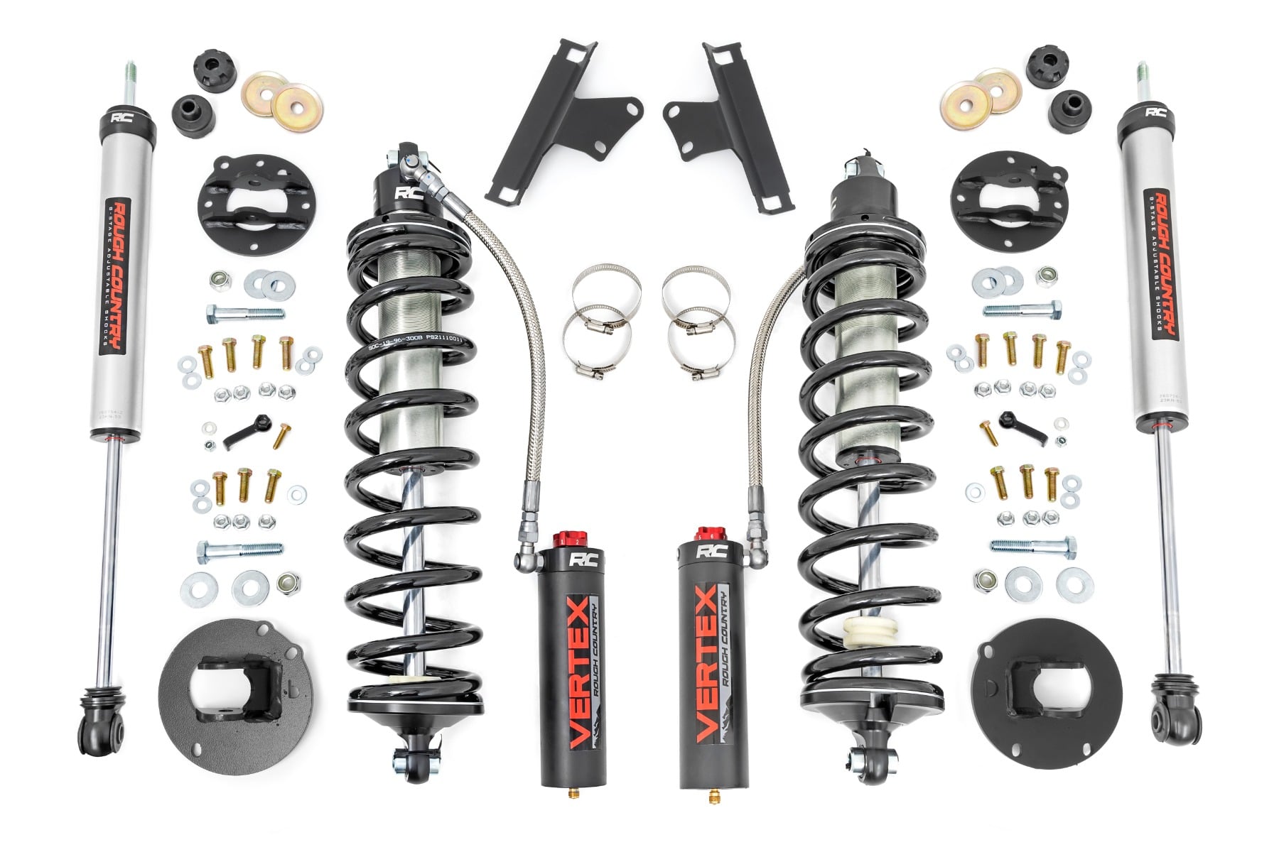 Rough Country Coilover Conversion Kit with Vertex Coilovers for Ram 2500 4WD