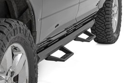 SRL2 Adjustable Aluminum Step Rails for Crew Cab (76-Inch), view 2, Rough Country 31015