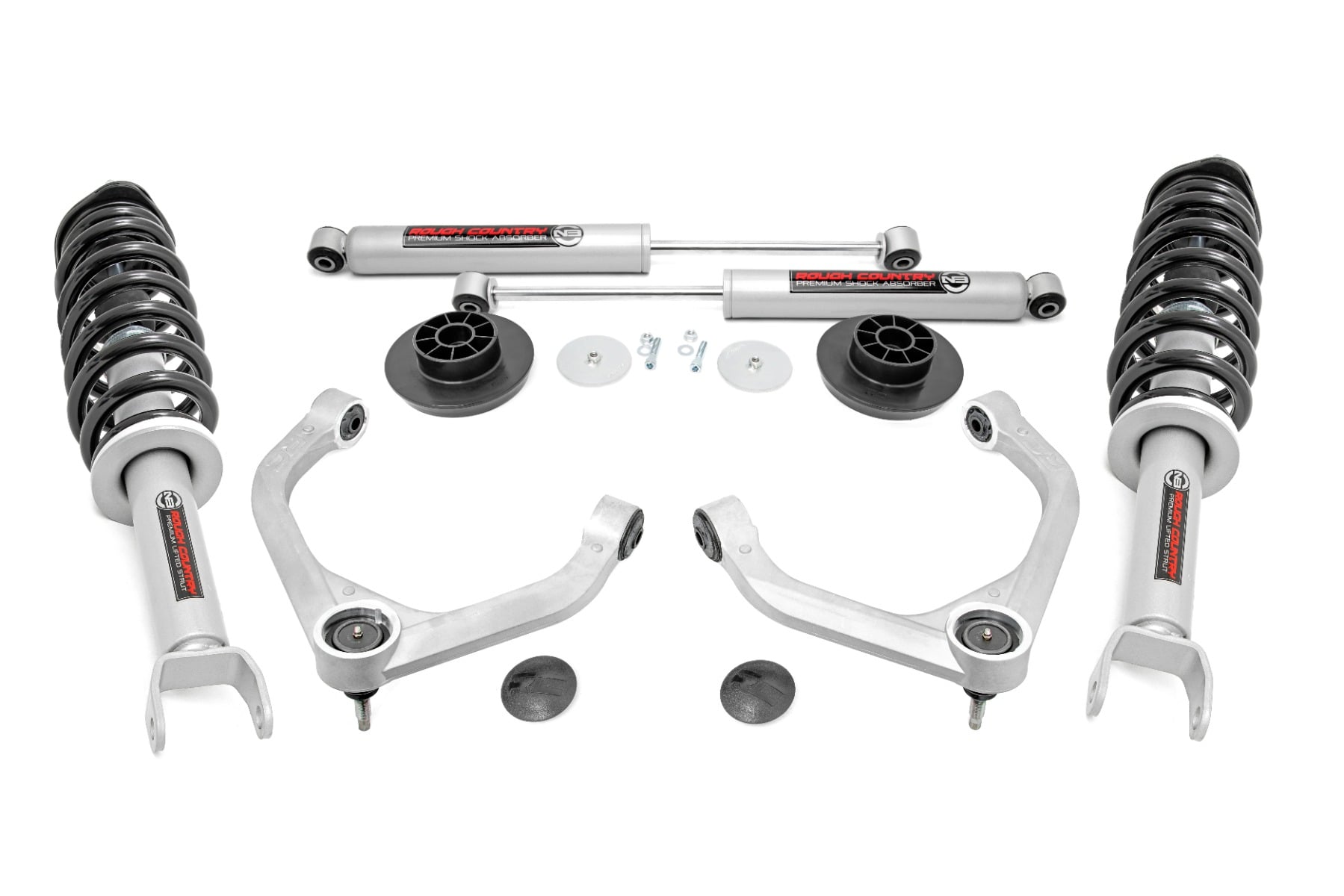 Rough Country 3-Inch Lift Kit with N3 Shocks for Ram 1500 4WD