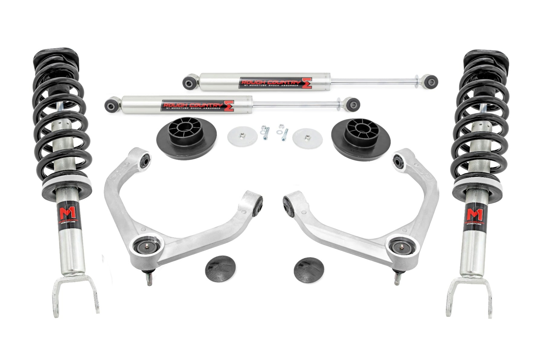 Rough Country 3-Inch Lift Kit with M1 Shocks for Ram 1500 & 1500 Classic 4WD