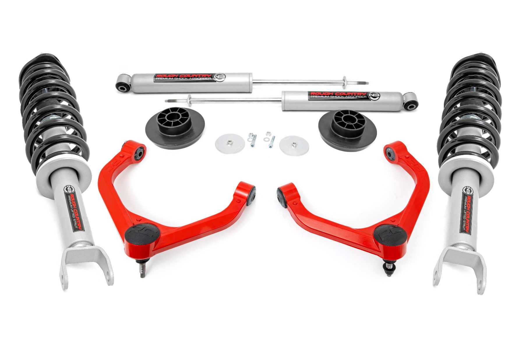 Rough Country 3.5-Inch Lift Kit with N3 Shocks for 2019-2025 Ram 1500