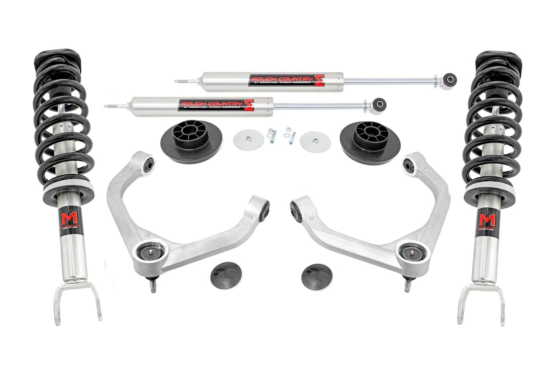 Rough Country 3.5-Inch Lift Kit with M1 Shocks for 2019–2025 Ram 1500