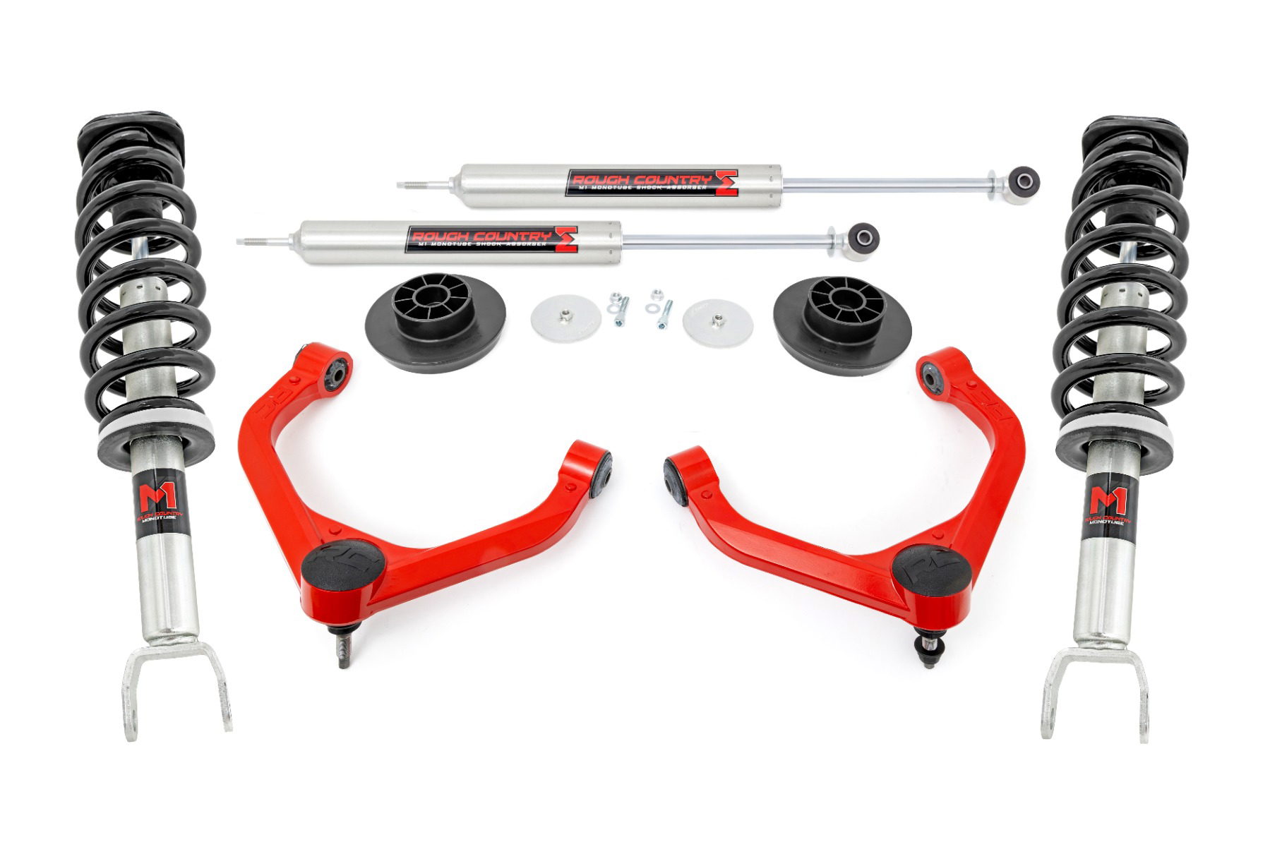 Rough Country 3.5-Inch Lift Kit with M1 Shocks for Ram 1500 2WD/4WD