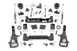 6-Inch Lift Kit for 2019-2024 Ram 1500 2WD dimension diagram, Rough Country 31630