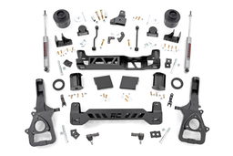 6-Inch Lift Kit for 2019–2024 Ram 1500 2WD dimension diagram, Rough Country 31730