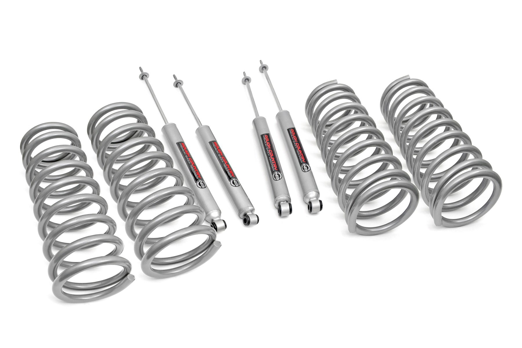 Rough Country 2.5-Inch Lift Kit with N3 Shocks for 2014–2018 Ram 2500 4WD