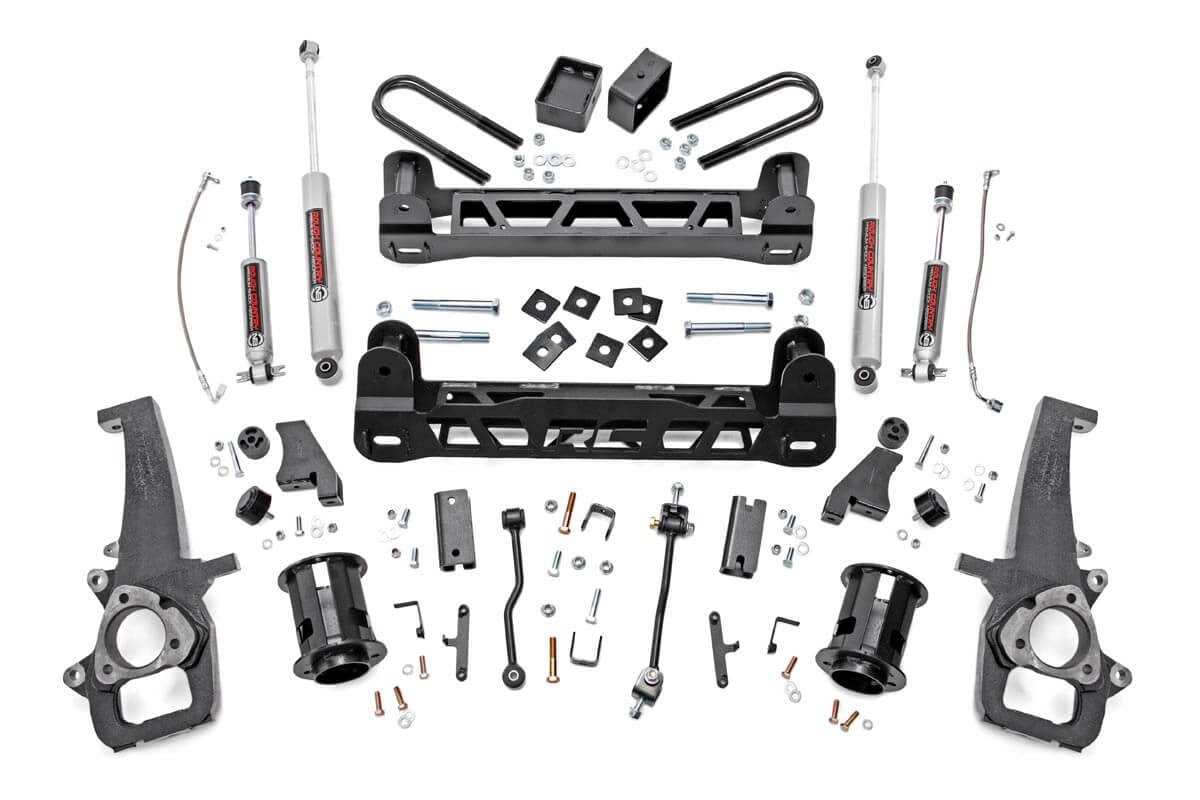6-Inch Lift Kit with N3 Shocks for Dodge Ram 1500 2WD — Rough Country 32120