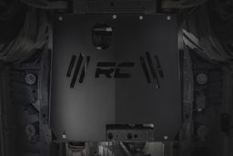Catalytic Converter Shield for 2019–2024 Ram 1500 shown installed, Rough Country 33010