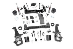 6-Inch Lift Kit with N3 Shocks for Ram 1500 4WD (2012-2018) dimension diagram, Rough Country 33231