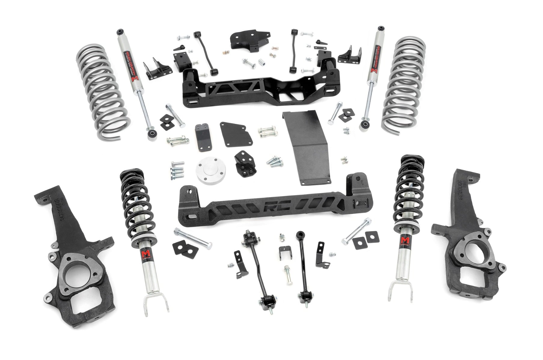 Rough Country 6-Inch Lift Kit with M1 Struts for Ram 1500 4WD
