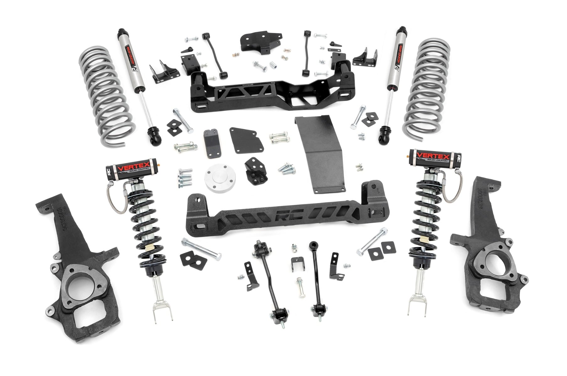 Rough Country 6-Inch Lift Kit with Vertex Struts for Ram 1500 4WD
