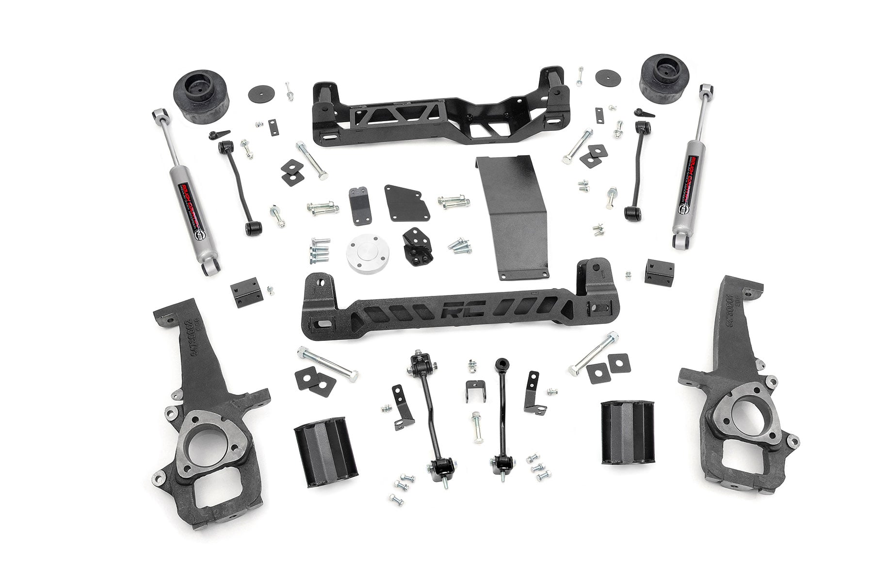 Rough Country 4-Inch Lift Kit with N3 Shocks for Ram 1500 4WD