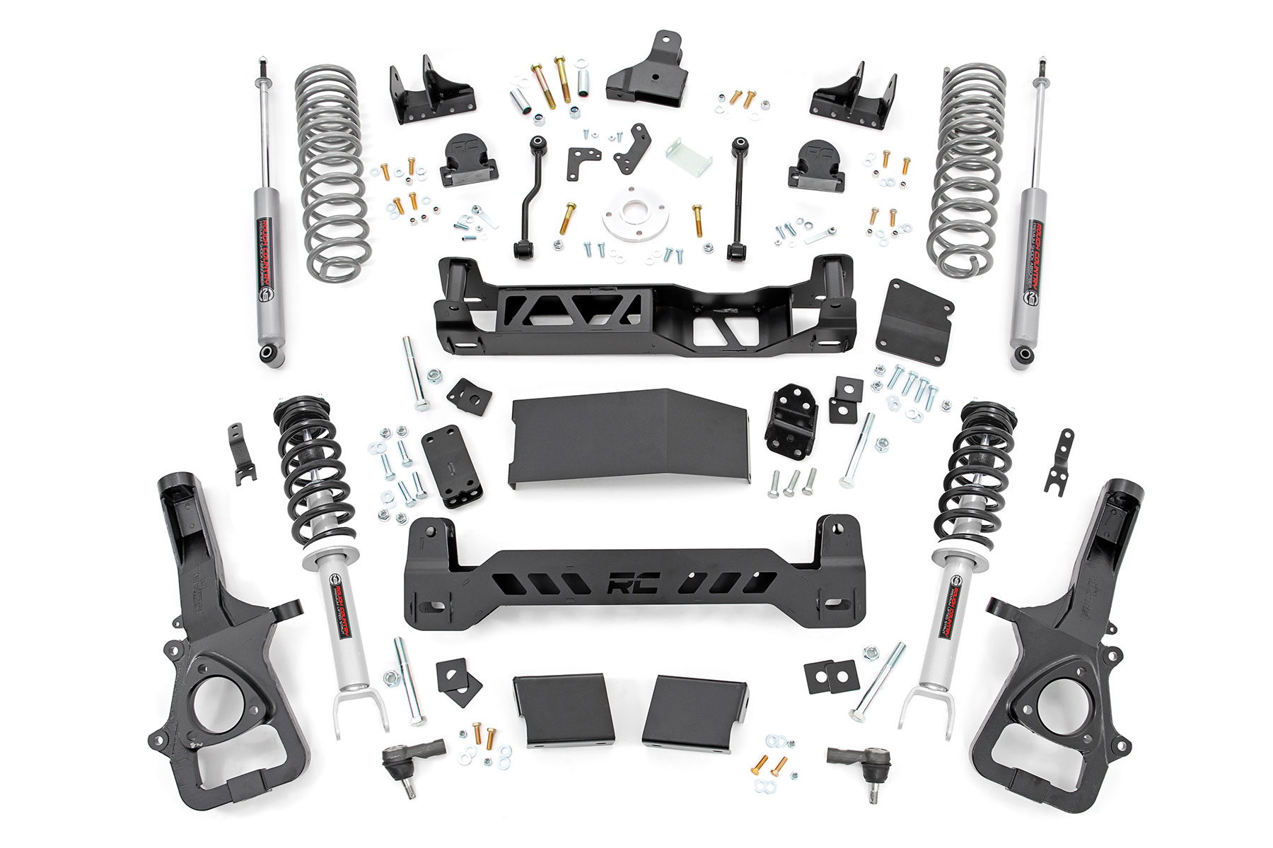 6-Inch Lift Kit with N3 Shocks for Ram 1500 4WD (2019-2024) — Rough Country 33431