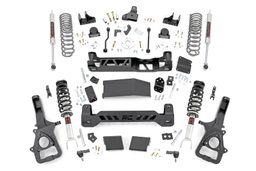 6-Inch Lift Kit with M1 Monotube Shocks for Ram 1500 4WD dimension diagram — Rough Country 33440