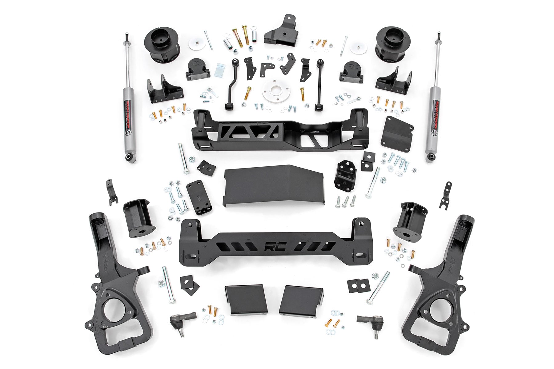 Rough Country 5-Inch Lift Kit with N3 Shocks for 2019–2024 Ram 1500 4WD