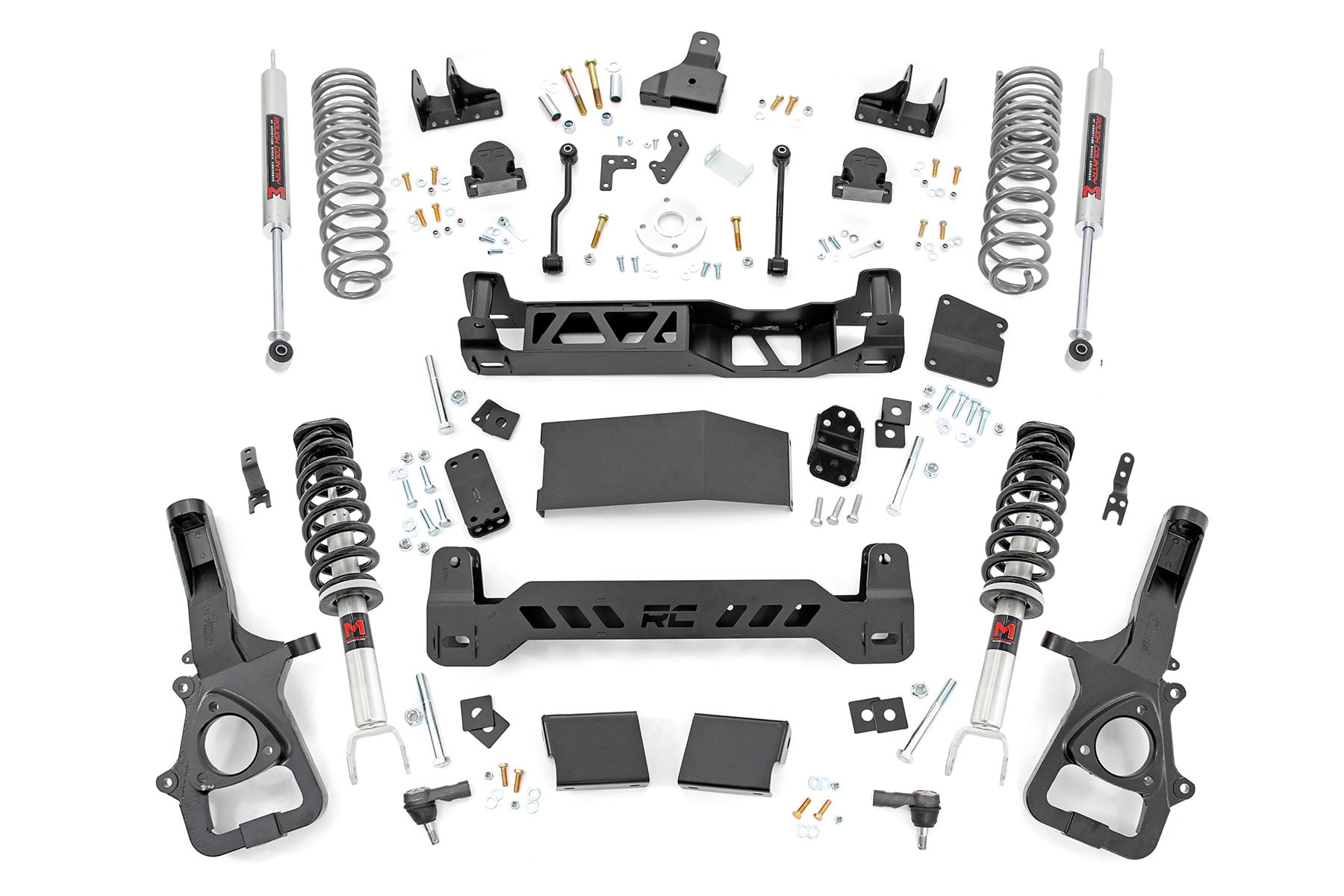 6-Inch Factory-Wheel Lift Kit with M1 Shocks for Ram 1500 — Rough Country 33940