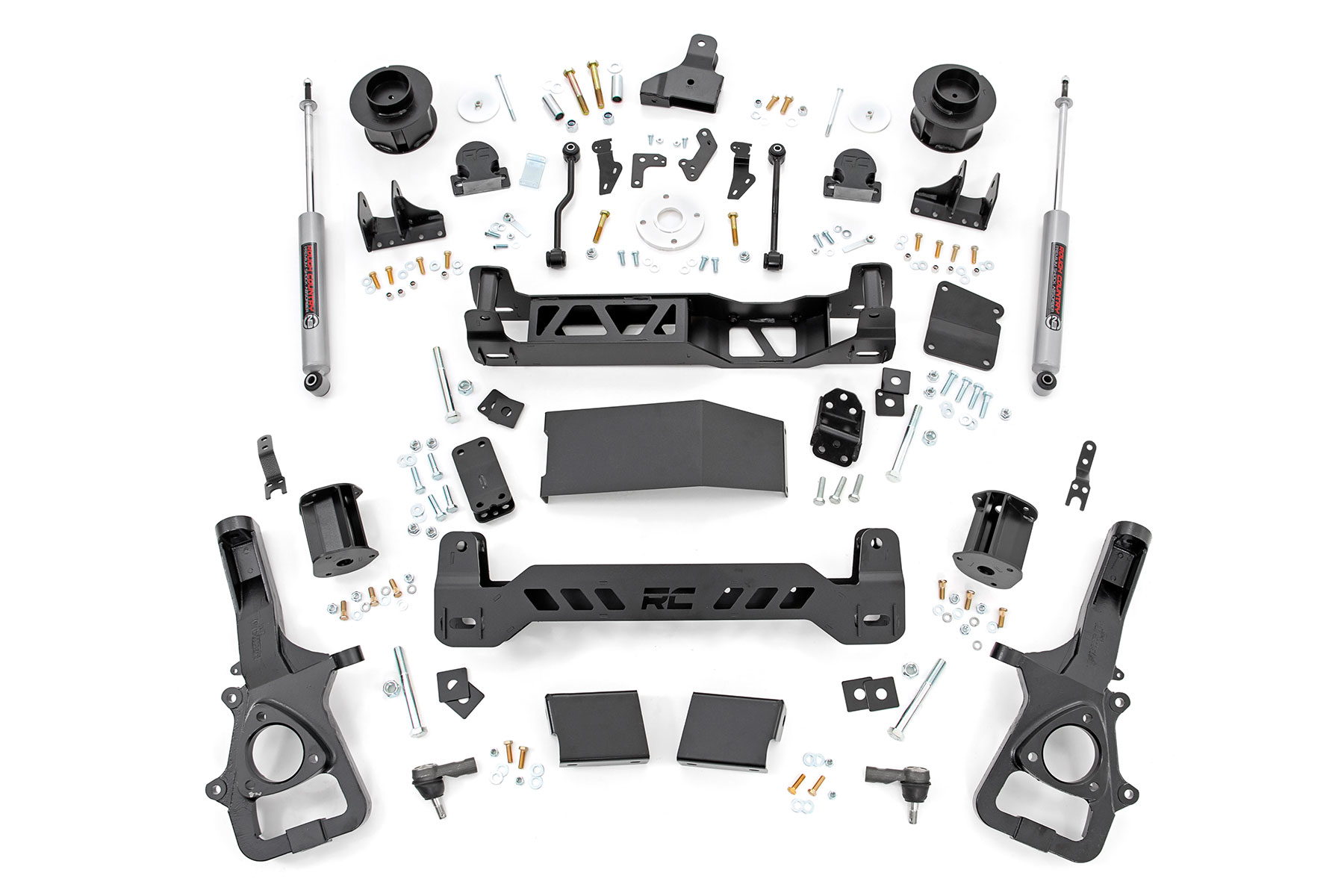 Rough Country 5-Inch Lift Kit with N3 Shocks for 2019–2024 Ram 1500 4WD