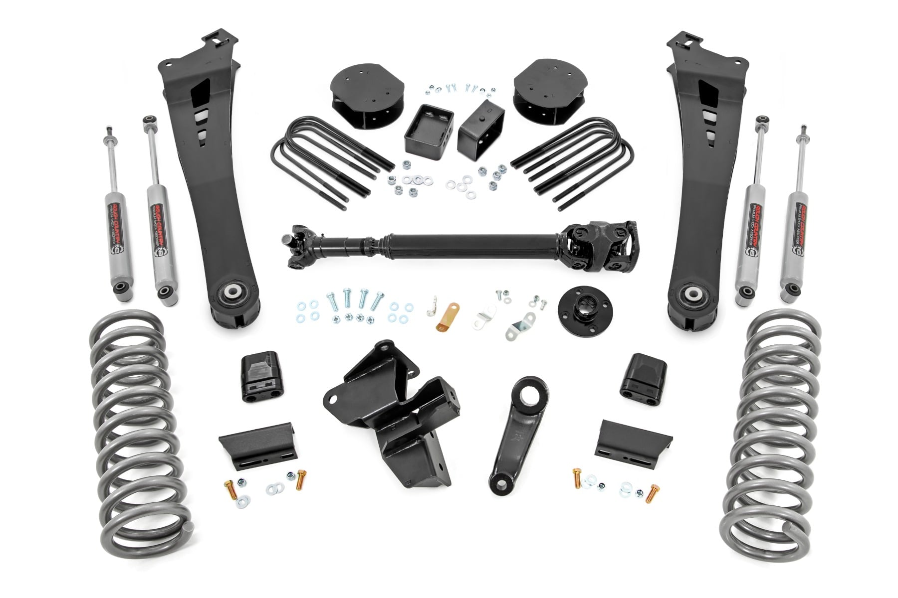 Rough Country 5-Inch Radius Arm Lift Kit with N3 Shocks for Ram 3500