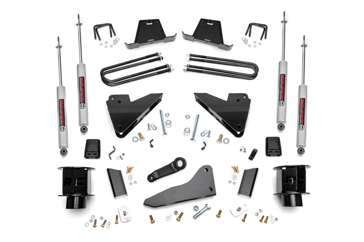 Rough Country 5-Inch Lift Kit with N3 Shocks for 2013–2015 Ram 3500 4WD