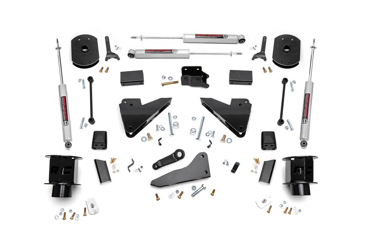5-Inch Lift Kit with N3 Shocks for 2014–2018 Ram 2500 4WD — Part 35720, Rough Country: Lift Kits