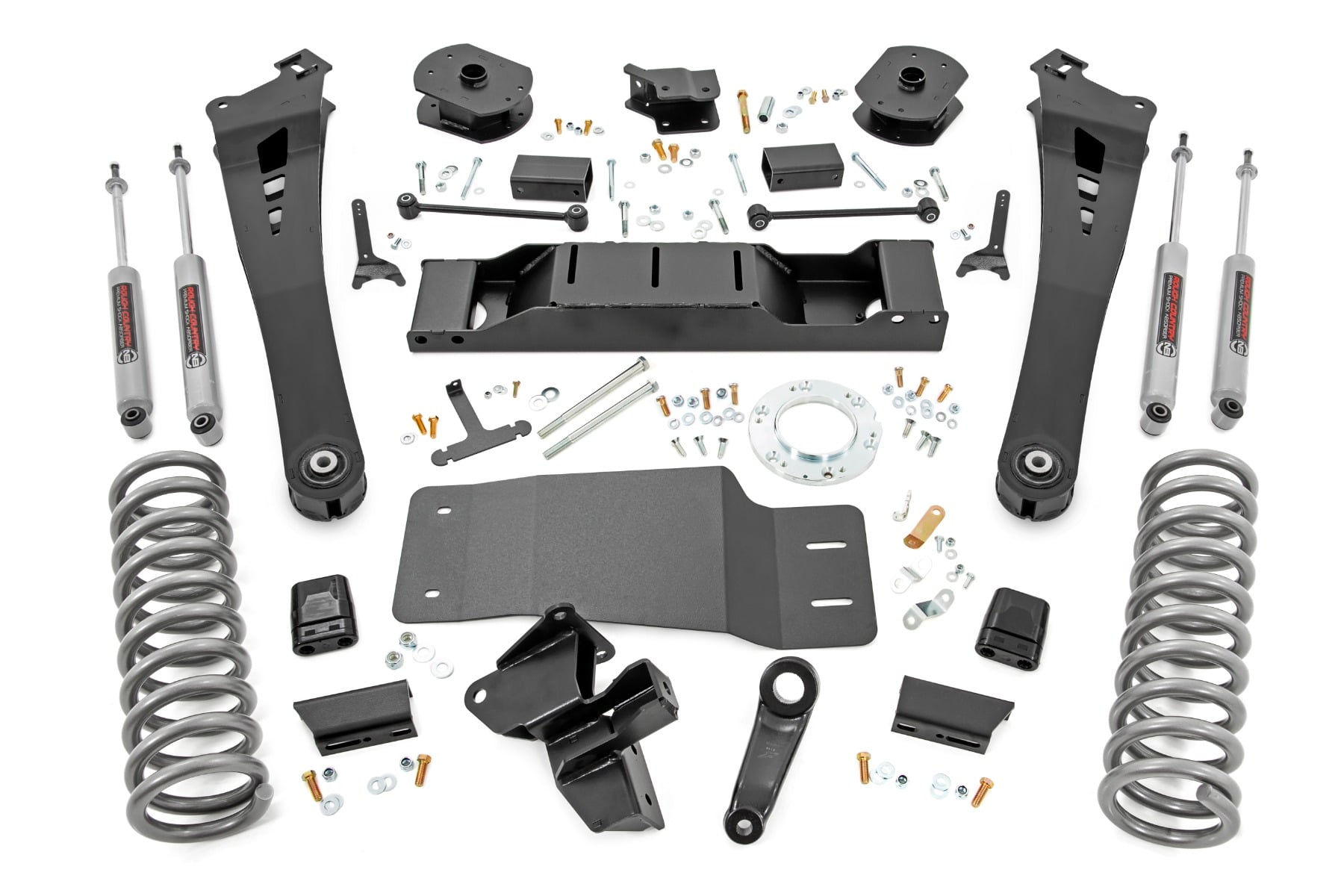 Rough Country 5-Inch Lift Kit with N3 Shocks for 2019–2024 Ram 2500 4WD