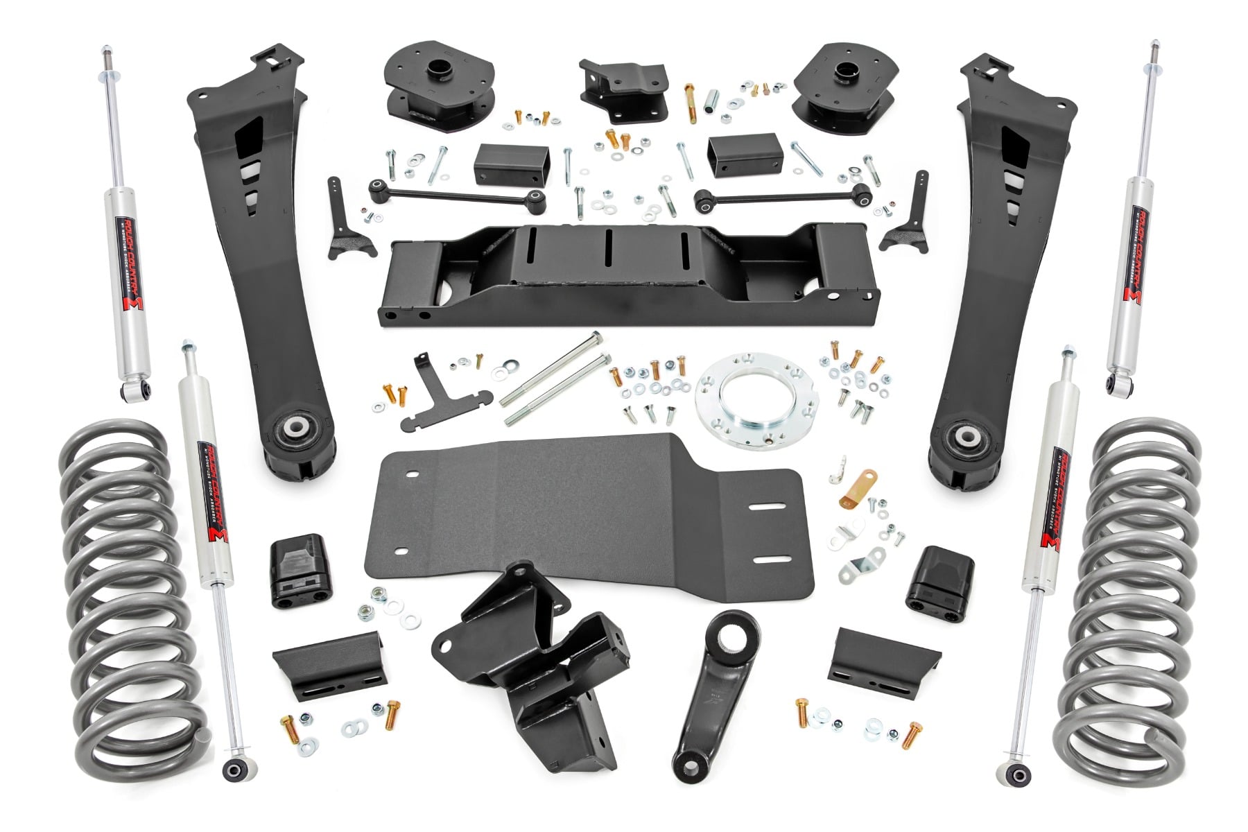 Rough Country 5-Inch Lift Kit with M1 Shocks for 2019–2024 Ram 2500 4WD
